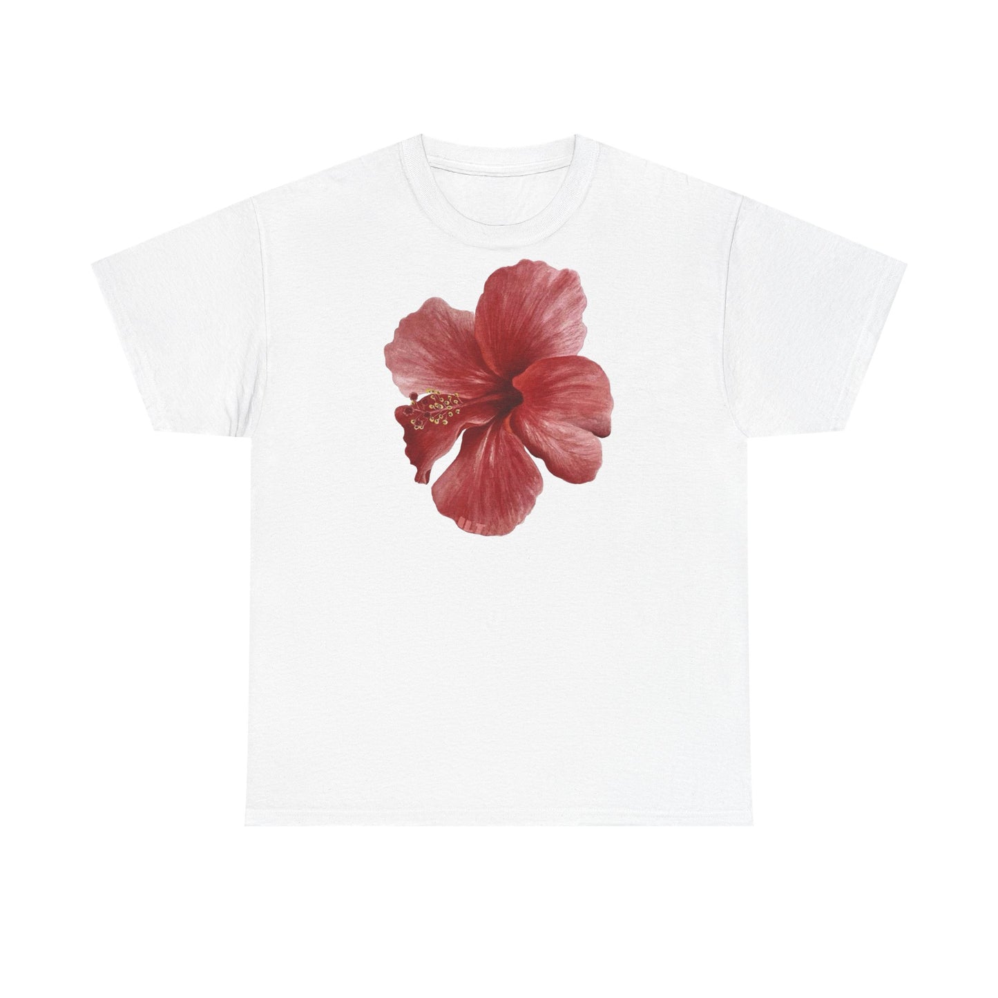 "Red Hibiscus" Classic Tee