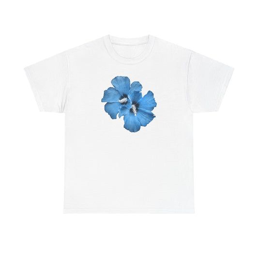 "Blue Hibiscus" Classic Tee