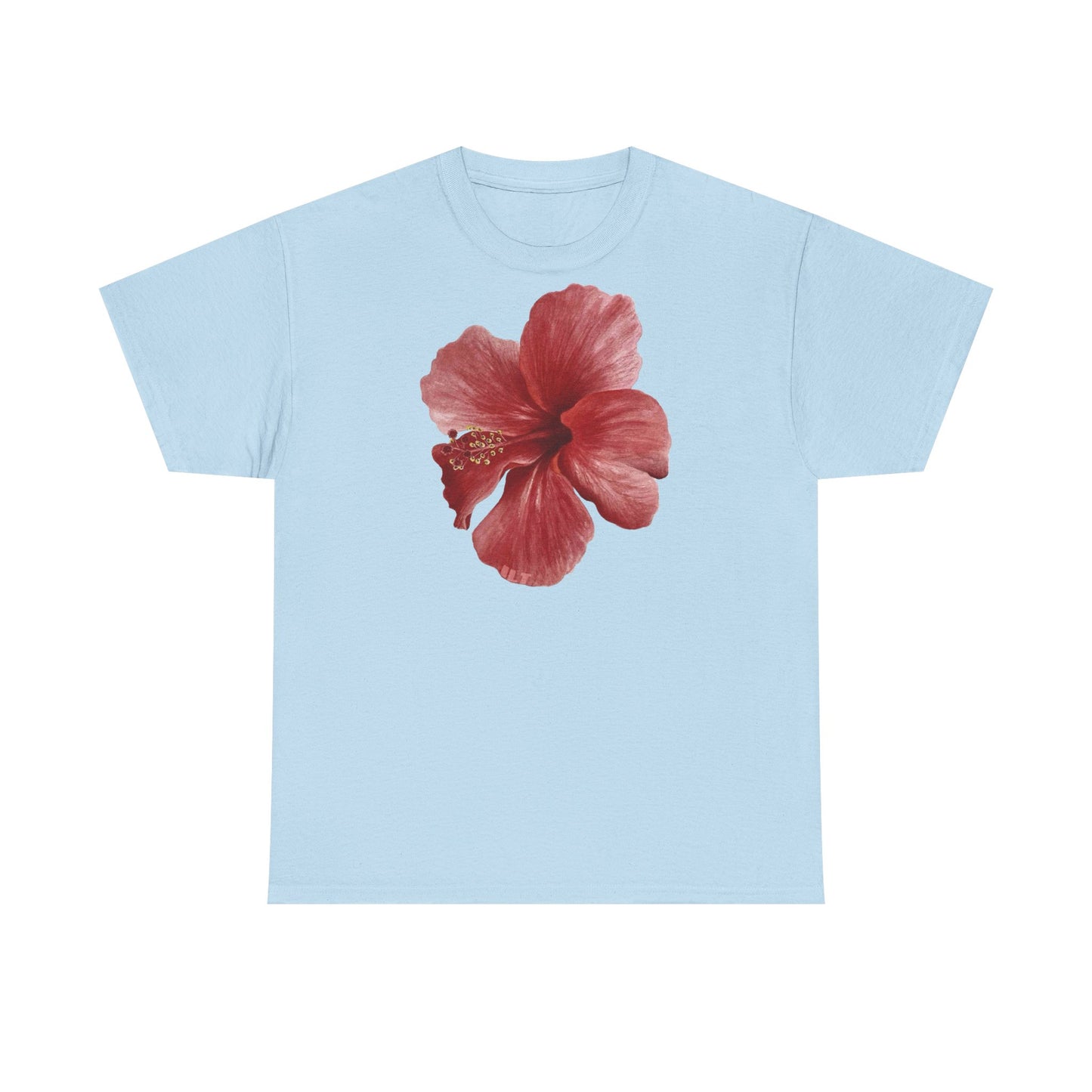 "Red Hibiscus" Classic Tee