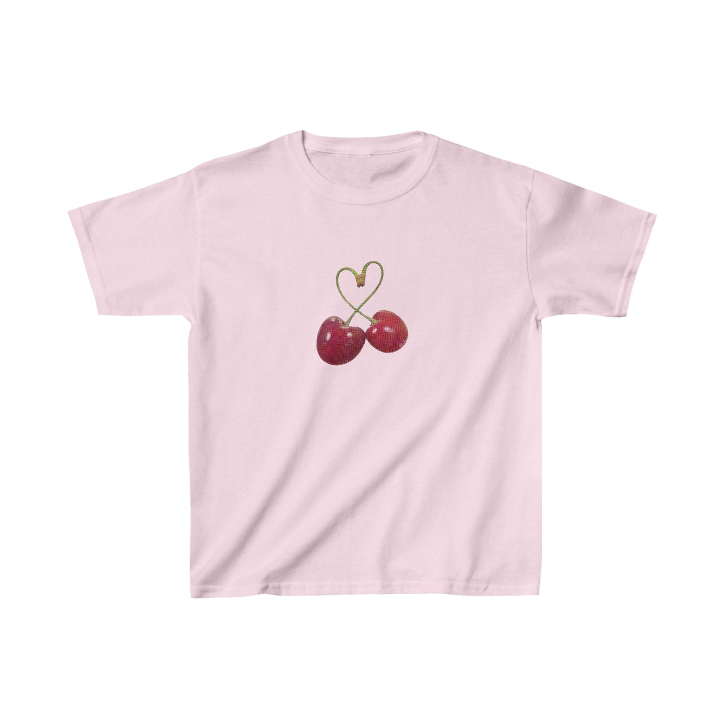 "cherry heart" Baby Tee