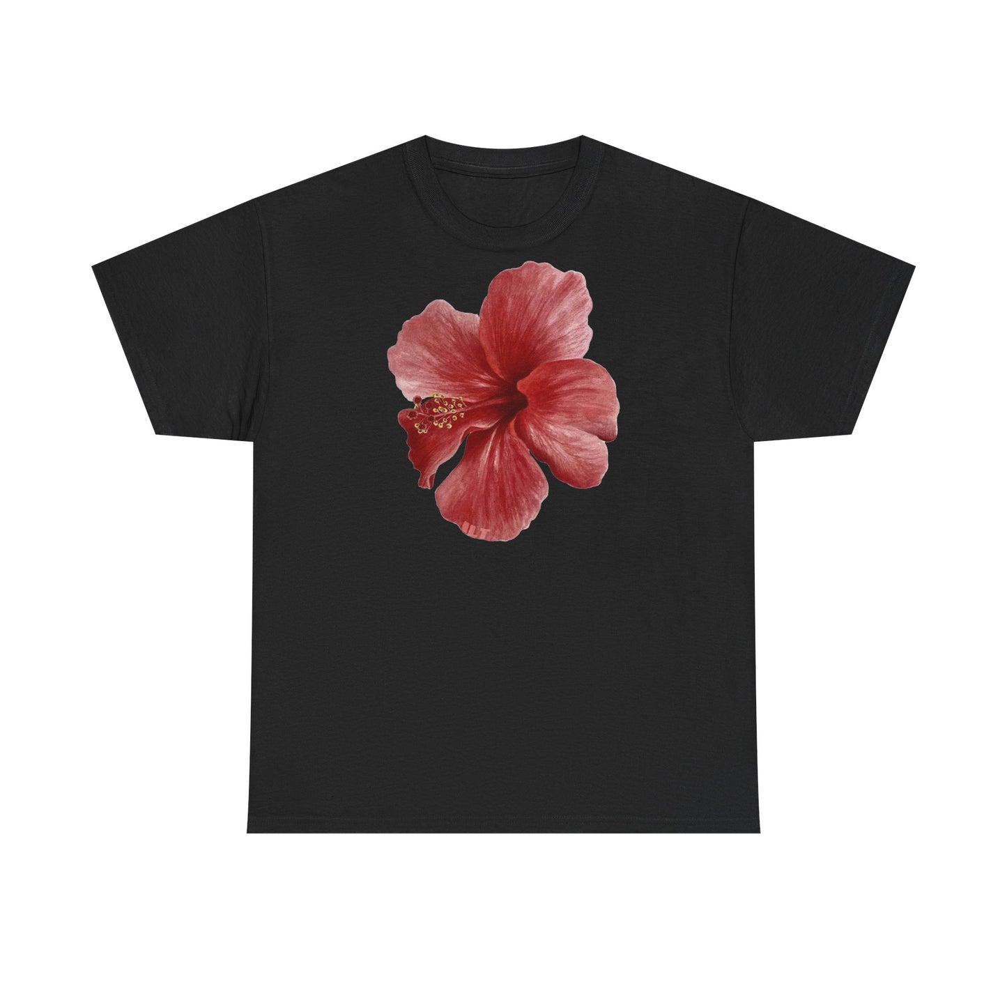 "Red Hibiscus" Classic Tee